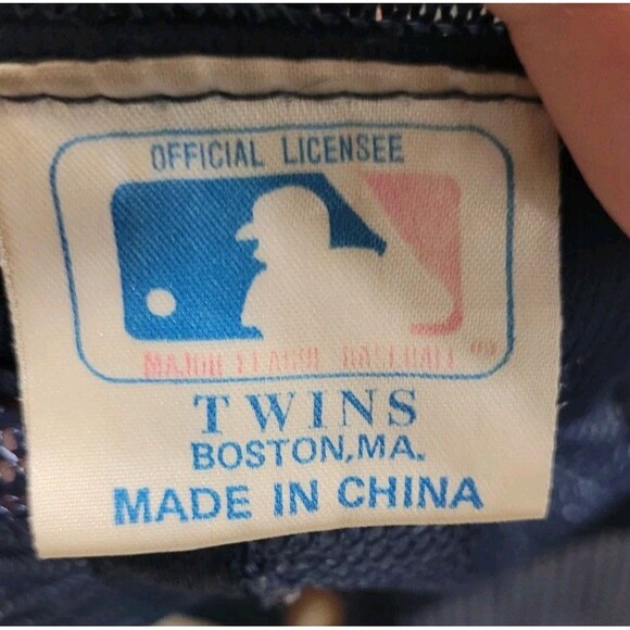 Vintage 80s Minnesota Twins MLB Mesh Back Trucker Cap Snapback Hat Plain Logo - Picture 5 of 5